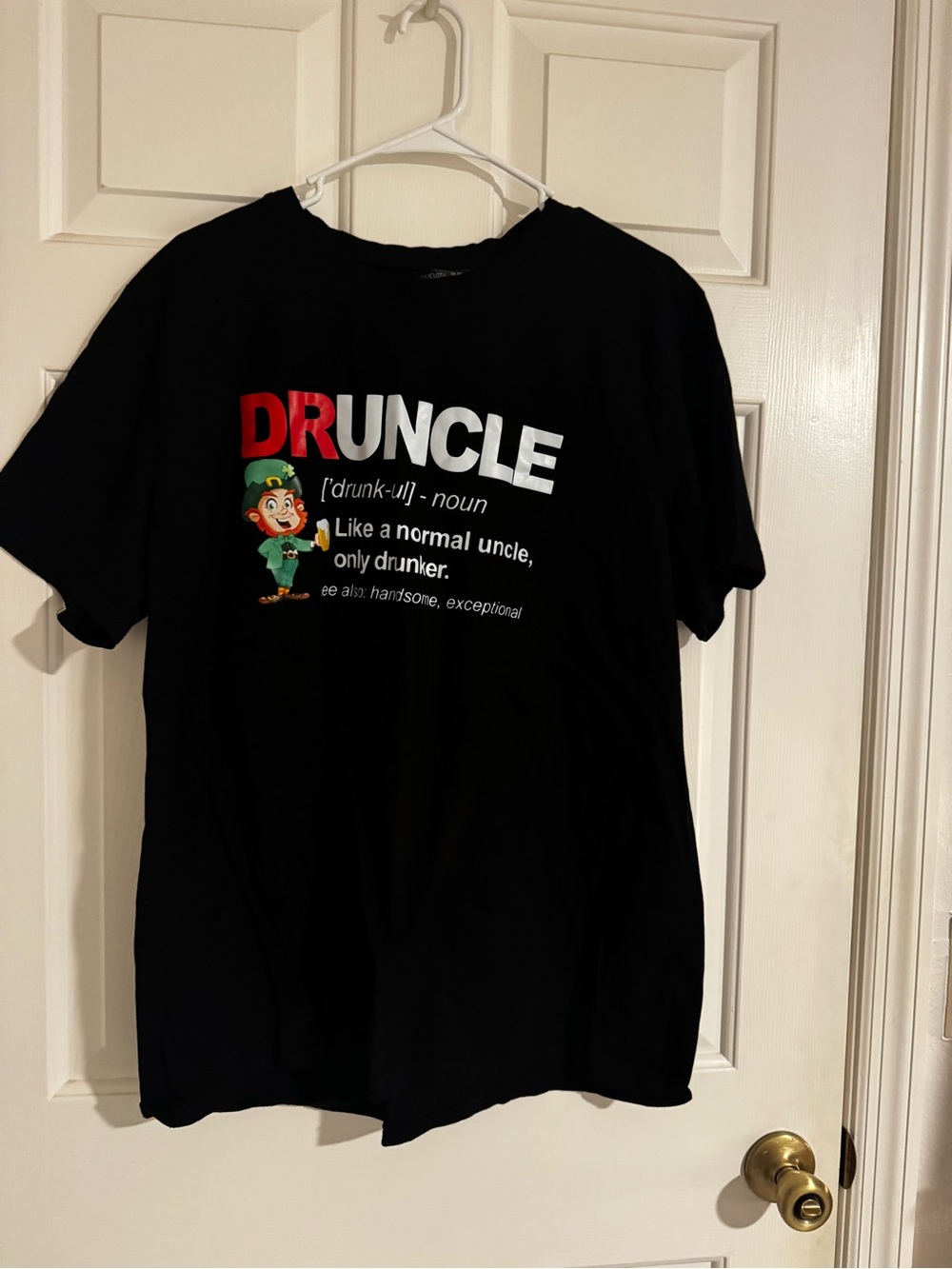 DRUNCLE Graphic Short Sleeve Tee - Black